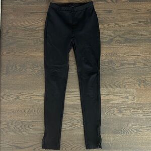 Toteme Black Slim Stretch Leggings